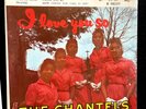 Doo Wop 45 - The Chantels - I Love You So - END - Picture Sleeve Rare EP 201 VG+