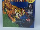 TIGER ARMY SELF TITLED LP RECORD ORANGE & BLACK SPLATTER VINYL HAND NUMBERED