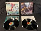 Petra Vinyl LP Never Say Die 1981 & More Power To Ya 1982 Christian Rock AOR VG+