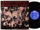 Johnny Griffin - Studio Jazz Party LP - Riverside - RLP 338 Mono DG