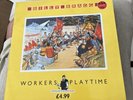 Billy Bragg Workers Playtime Vinyl LP Record Album With Inserts & Rare Merchandi
