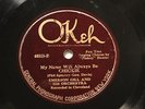 JAZZ EMERSON GILL ORCH My Name Will Always Be Chickie OKEH 40313 E- Territory