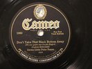 JAZZ HARRY RESER OR TOM STACKS Don't Take That Black Bottom Away CAMEO 1060  E-