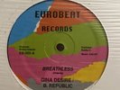 GINA DESIRE / B. REPUBLIC breathless 12” Hi Nrg italo disco BOBBY O EUROBEAT
