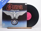 Saxon Wheels Of Steel LP Album Vinyl Record 1980 CAL 115 Carrere - VG+/EX