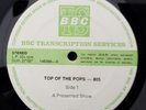 BBC Transcription Services Top Of The Pops No 805 LP
