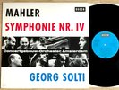 MAHLER Symphony No.4 GEORG SOLTI 1960s ED1 DECCA STEREO LP SXL 2276 MINT
