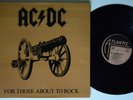 AC/DC For Those About To Rock We Salute You ATLANTIC LP VG++/NM gatefold