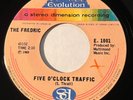 Garage Psych - The Fredric - Five O'Clock Traffic - Evolution 45 - rare Canada