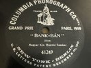 Early One Sided Columbia 78 RPM Magyar - Bank Ban 41249 E- Hungarian