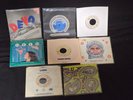 DEVO LOT: 8 vinyl record singles Satisfaction Be Stiff Whip It picture sleeve
