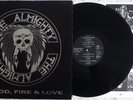 RARE EXCELLENT THE ALMIGHTY BLOOD FIRE & LOVE A1B1 1989 POLYDOR UK LP ROCK METAL