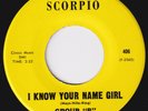 GROUP B I Know Your Name Girl RARE M- moody pop psych 45 uncomped Scorpio HEAR