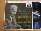 SXL 2222 ED1 Brahms Piano Recital Wilhelm Backhaus Decca 1st WBG 1E 1E
