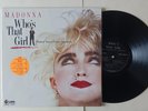 MADONNA Who's That Girl TAIWAN rare limited vinyl LP RARE sticker  lyric sheet