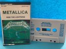 RARE  CASSETTE - METALLICA - RIDE THE LIGHTNING - VERTE -  1984 - GREEN COVER