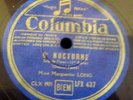MARGUERITE LONG / FAURE nocturne no 6    / COLUMBIA  LFX 437