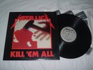 METALLICA Kill 'Em All '83 ORIG US MEGAFORCE SILVER   label 1st A-1 press MINT-