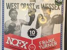 NOFX Frank Turner West Coast Vs. Wessex Chicago Clear Splatter Variant