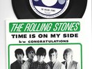 BRITISH  INVASION 45 - w/ PIC SLEEVE - ROLLING STONES -TIME IS ON MY SIDE - HEAR