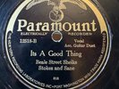 78Rpm, Blues, Beale Street Sheiks Frank Stokes 'It's a Good Thing' Paramount EX