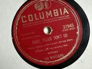 BIG JOE WILLIAMS BLUES 78 rpm Columbia-37945 Wild Cow Moan/Baby Please Don't Go