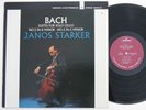 BACH Solo Cello Suites 2&5 LP Janos Starker 1963 Mercury Living Presence stereo