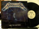 METALLICA Ride The Lightning ** orig. US issue 1984 WHITE LABEL PROMO