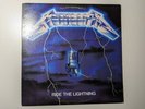 METALLICA Ride The Lightning LP 1984 Elektra Megaforce SRC Pressing VG+