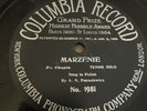 Early One Sided Columbia 78 RPM Alexandri Panasiewicz - Marzenie 1981 E POLISH
