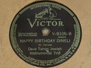 three vintage Klezmer Jewish 78rpm records - Dave Tarras, Roumainishe Kapelle