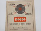 1956 Sound Effects Recordings Records Catalog Major Records Denison Music Co