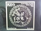 KISS - ROCK AND ROLL OVER RADIO PROMO - 1976 RECORD  VERY RARE ORIGINAL STICKER