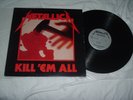 METALLICA  Kill 'Em All '83 ORIGINAL US MEGAFORCE SILVER   label 1st pres NMint