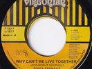 70s Reggae TINGA STEWART why can't we live together 1977 Jamaican 7