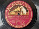 Nat Shilkret 78 Where Have You Been / Roger Wolfe Khan Crazy 1928 B5535 #221