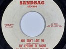 Original Epitome Of Sound - You Don't Love Me (1967) Vinyl 45 Northern Soul NM