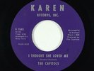 Crossover Soul 45 - Capitols - I Thought She Loved Me - Karen