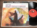 TAS BARTOK MUSIC FOR STRINGS PERCUSSION / RCA LSC-2490 LIVING STEREO 1s/1s LP EX