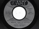 DOTTY DANIELS/GROUP 45RPM '63 AMY I WROTE YOU A LETTER RARE DOO WOP BALLAD VG