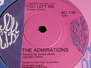 The Admirations   **   You Left  Me   **    UK   SOUL CITY  **  Northern Soul  *