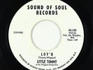Northern/Deep Soul 45 - Little Tommy - Lov'h/I'm Hurt - Sound Of Soul VG++