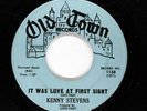KENNY STEVENS Doo Wop Teen 45rpm Echo In My Heart b/w Love At First Sight HEAR
