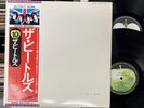 THE BEATLES - WHITE ALBUM - 1976 JAPAN APPLE 2LP japanese vinyl numbered obi VG+
