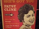 PATSY CLINE Decca EP 1962 She's Got You / Strange / Wayward Wind / It Hurts  VG+
