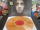BILLY JOEL Piano Man VG++ TAN SWIRL VINYL W/HYPE STICKER