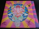 KULA SHAKER NATURAL MAGICK SIGNED /AUTOGRAPH TIE DYE ORANGE VINYL LP