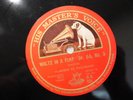 VLADIMIR DE PACHMANN Waltz in A Flat/Polonaise HIS MASTER'S VOICE DB931 Piano 78