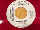 Paul Revere and the Raiders, Steppin' Out 45rpm Columbia 4-43375 Red Vinyl NM/NM