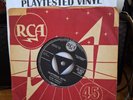 ELVIS PRESLEY ALL SHOOK UP VG / HEARTBREAK HOTEL VG+  RCA TRI CENTRE VINYL 45